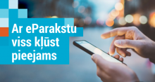Informācijas par eParaksta lietošanu baneris